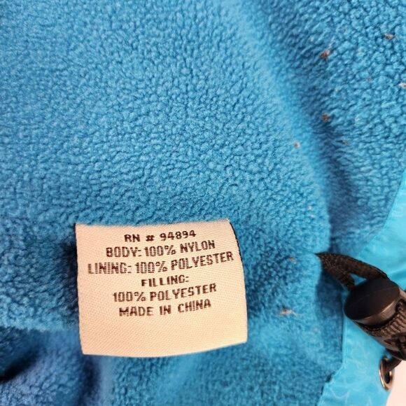 Cedar Rose Girls Blue Teal Quilted Puffer Vest Size XL Zip Pockets Western - Picture 9 of 10